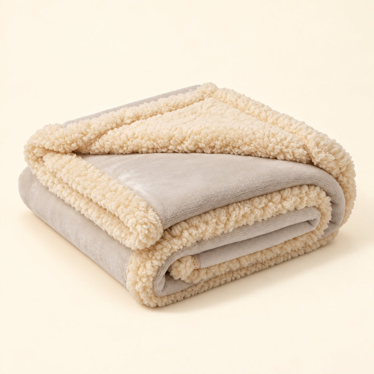 NORVYRA CloudThrow – Beige, 71 × 100 cm