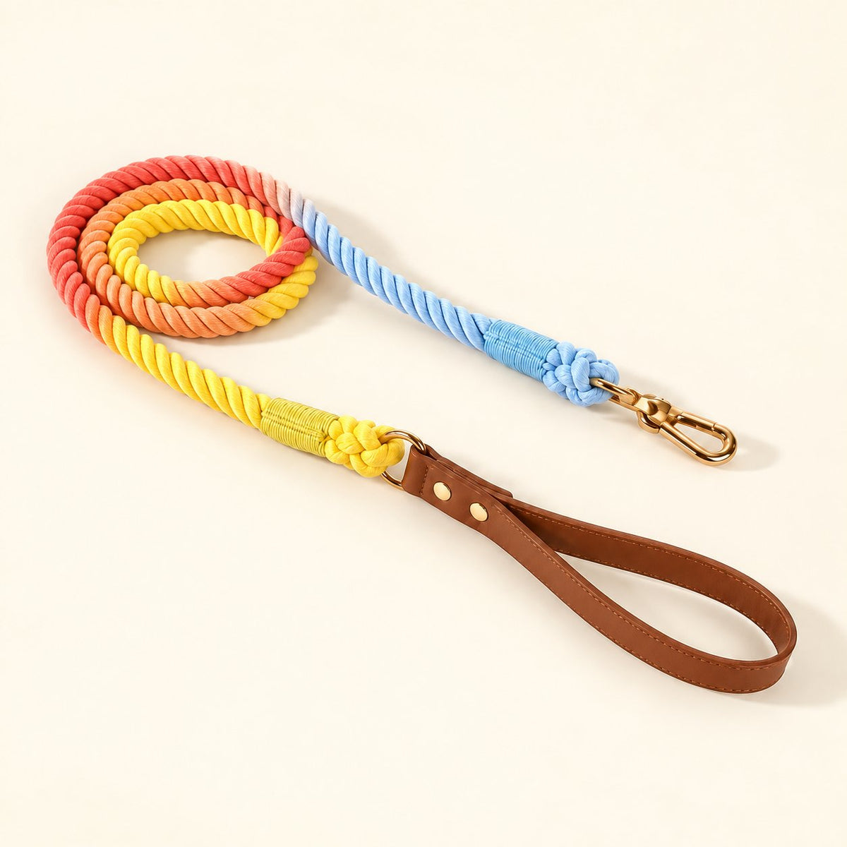 NORVYRA RopeLeash – Regnbue