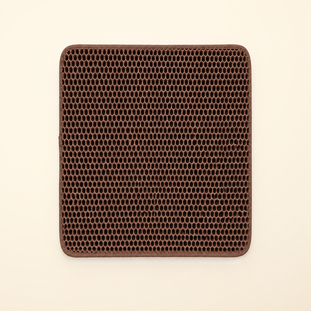 NORVYRA SandMat – sandfangende kattematte – Brun / 45 × 60 cm